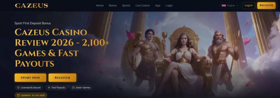 Cazeus Casino – Tot €500 bonus en 200 gratis spins voor nieuwe spelers